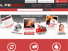 Tablet Screenshot of lifebox.fr